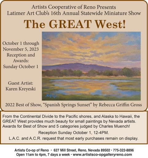Artists Co-op Gallery of Reno - The aim of art is to represent not the ...
